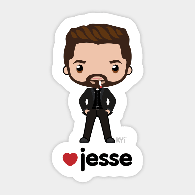 Love Jesse - Preacher Sticker by KYi